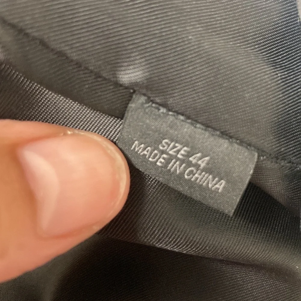 Alexander Wang Velvet Embossed Tropical Leaf Trousers